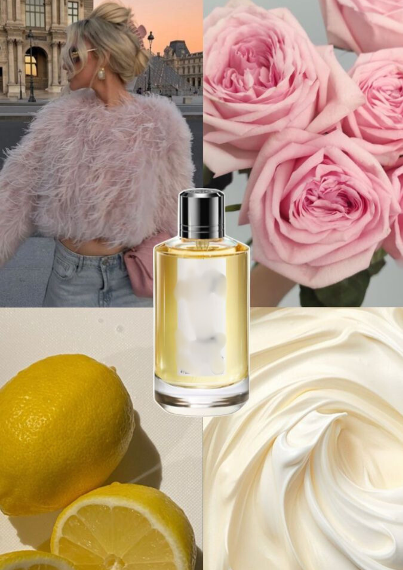 Trendnich -226 ( Roses Vanille )